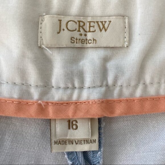 J. Crew stretch cotton shorts,  plus size - Picture 8 of 10